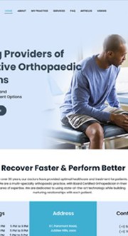 More Orthopaedic Website Templates